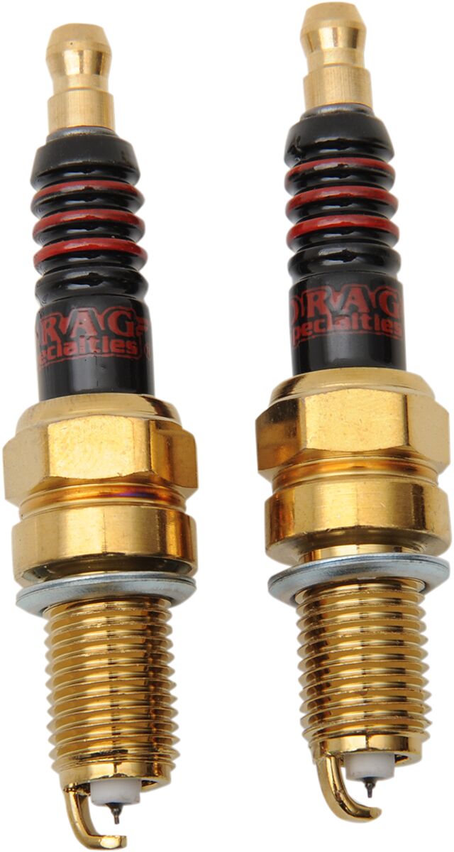 Drag Specialties Iridium Spark Plugs - DCPR7EIX, Resistor, Pair for Harley-Davidson Touring, Softail, Sportster & Dyna 1985-2022