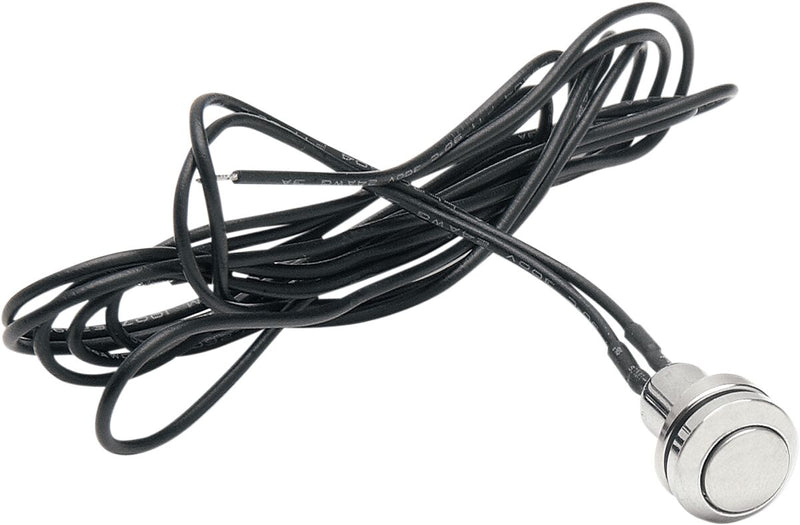 Drag Specialties Mini Push-button Switch - Accessory, Each - Stainless Steel