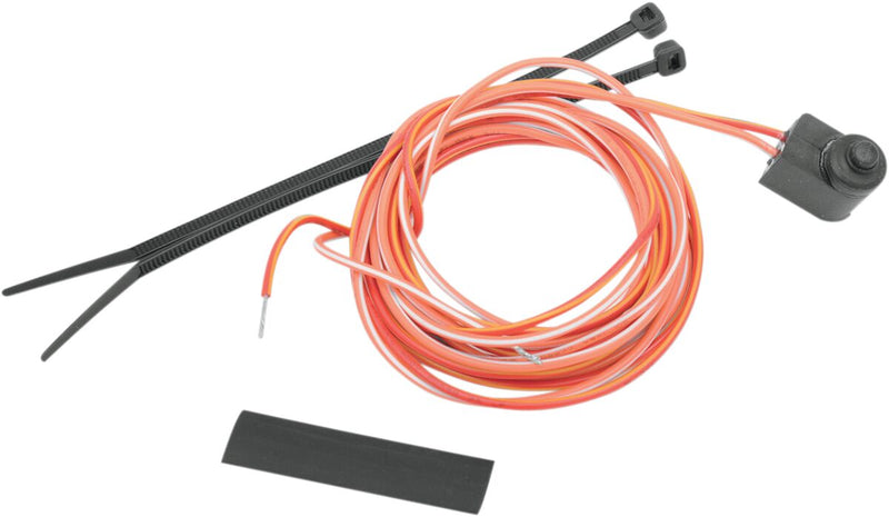 Drag Specialties Front Brake Switch - Each - Black / Orange for Harley-Davidson Touring, Softail, Sportster & Dyna 1996-2013