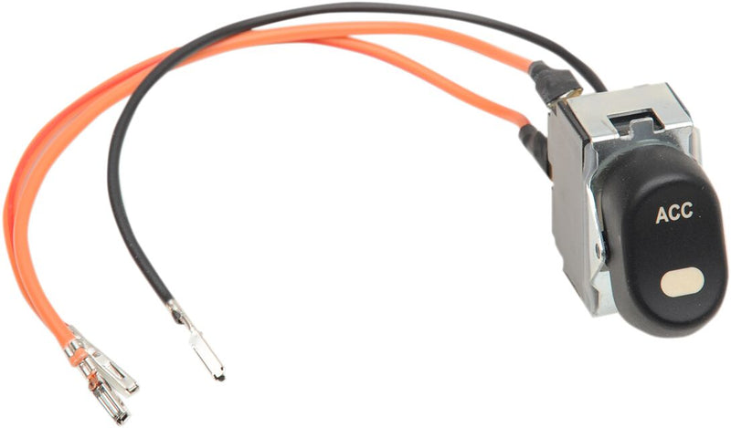 Drag Specialties Inner Fairing Cap Replacement Switch - Each, Accessory - Black / White for Harley-Davidson Touring 1996-2013