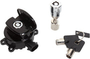 Drag Specialties Gloss Black Side Hinge Ignition Switch W/ Fork Lock for 2011-2017 Harley-Davidson Softail Motorcycles