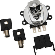 Drag Specialties Skull ignition Switch Fits Harley-Davidson Dyna, Softail, Touring Models 1999-2013
