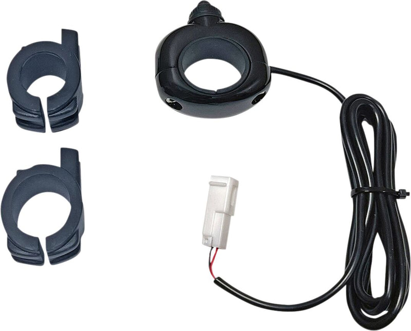 Custom Dynamics Auxiliary Handlebar Mounted On/off Switch - Each - Black