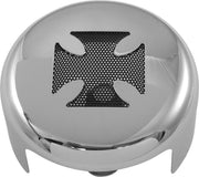 Drag Specialties Horn Cover w/Maltese Cross Insert