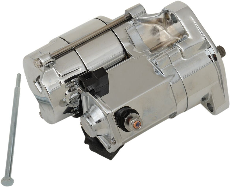 Drag Specialties 1.7kw High-performance Starter Motor - Each - Chrome for Harley-Davidson Touring, Softail, Dyna & FXR 1990-2006