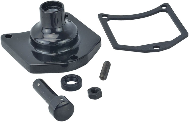Drag Specialties Solenoid End Cover/starter Button - Each, Aluminum - Gloss Black