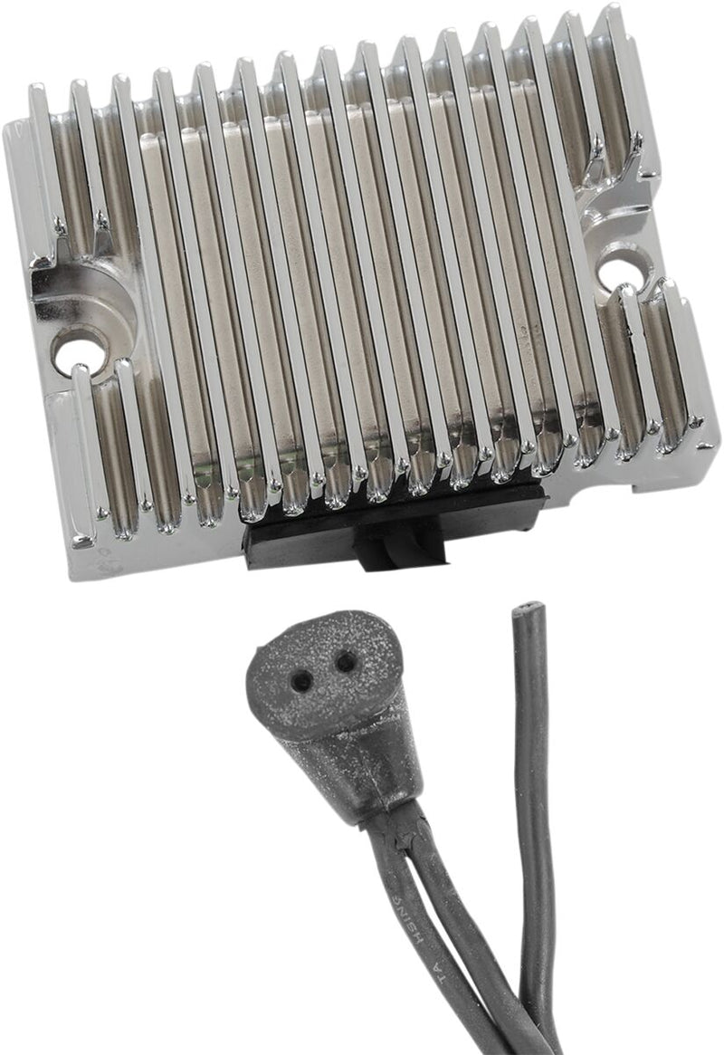 Drag Specialties Solid-state Regulator - Each, Aluminum - Chrome for Harley-Davidson Touring & Softail 1976-1980