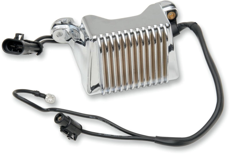 Drag Specialties Solid-state Regulator - Each, Aluminum - Chrome for Harley-Davidson Touring 2004-2006