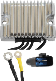 Drag Specialties Chrome Voltage Regulator for 1999-2003 Harley-Davidson Dyna Motorcycles