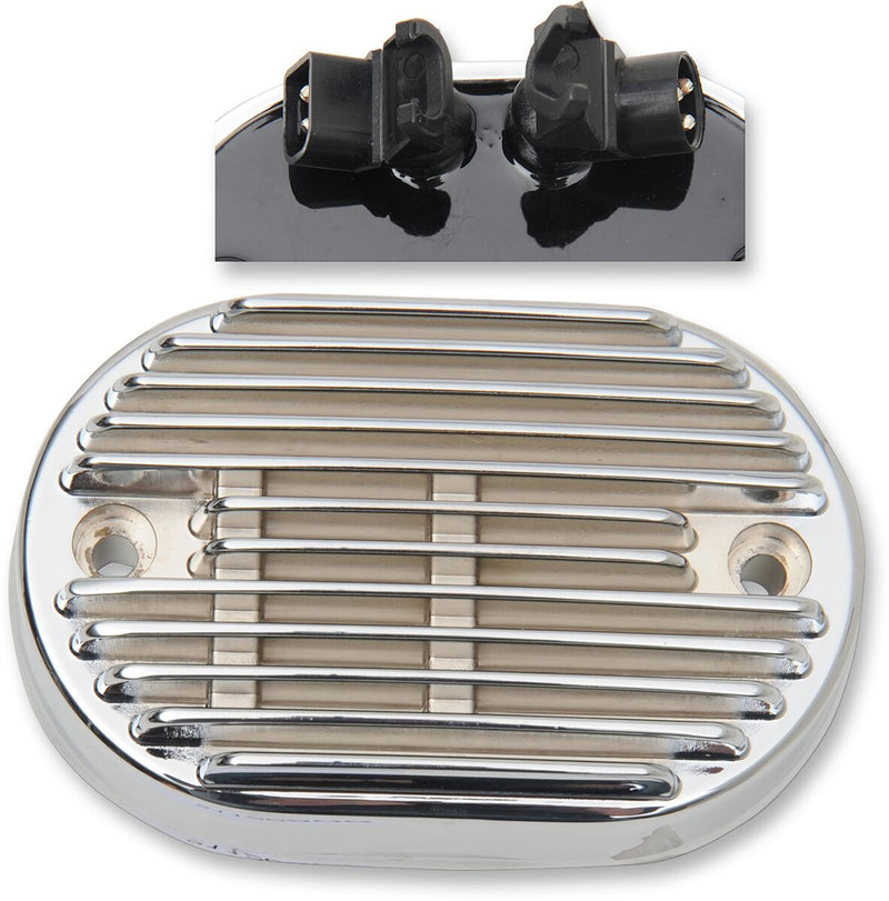 Drag Specialties Solid-state Regulator - Each, Aluminum - Chrome for Harley-Davidson Softail 2011-2015