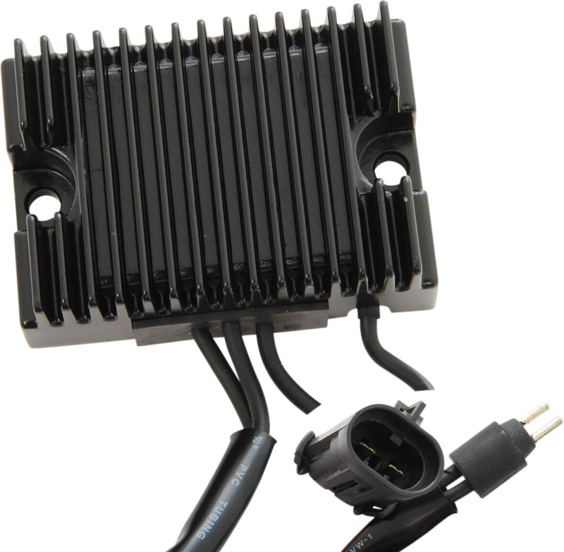 Drag Specialties Solid-state Regulator - Aluminum, Each - Black for Harley-Davidson Sportster 2004-2006