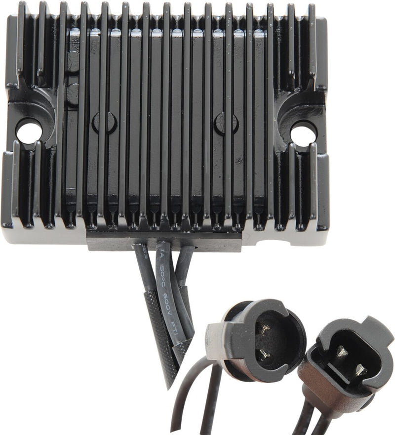 Drag Specialties Solid-state Regulator - Aluminum, Each - Black for Harley-Davidson Sportster 2007-2013