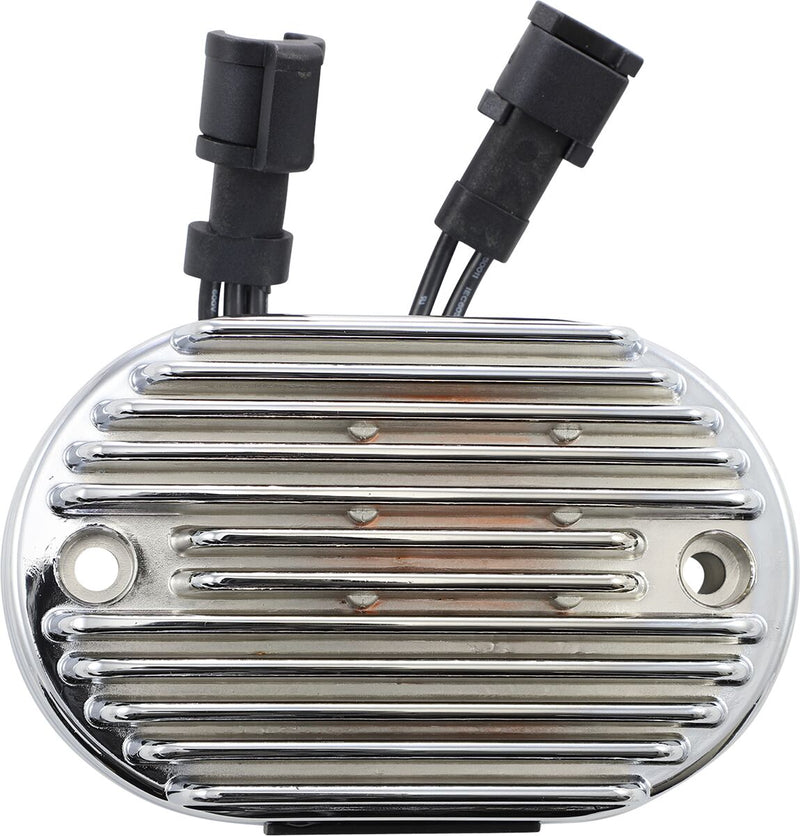 Drag Specialties Premium Voltage Regulator - Each, Aluminum - Chrome for Harley-Davidson Softail 2008-2011