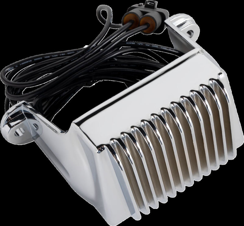Drag Specialties Premium Voltage Regulator - Aluminum, Each - Chrome for Harley-Davidson Touring 2000-2001