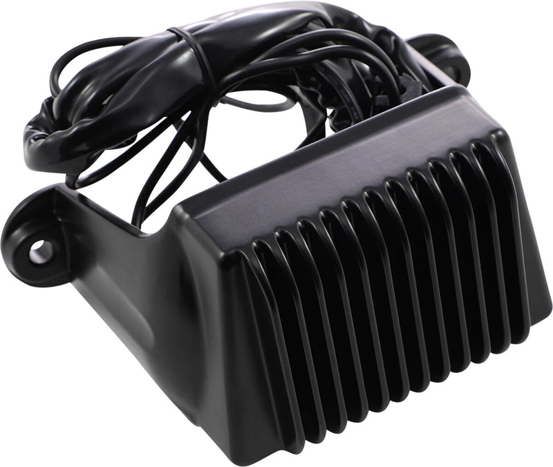 Drag Specialties Premium Voltage Regulator - Aluminum, Each - Black for Harley-Davidson Touring 2002-2003