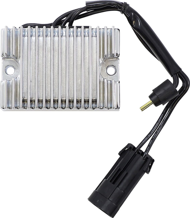 Drag Specialties Premium Voltage Regulator - Aluminum, Each - Chrome for Harley-Davidson Sportster 2004