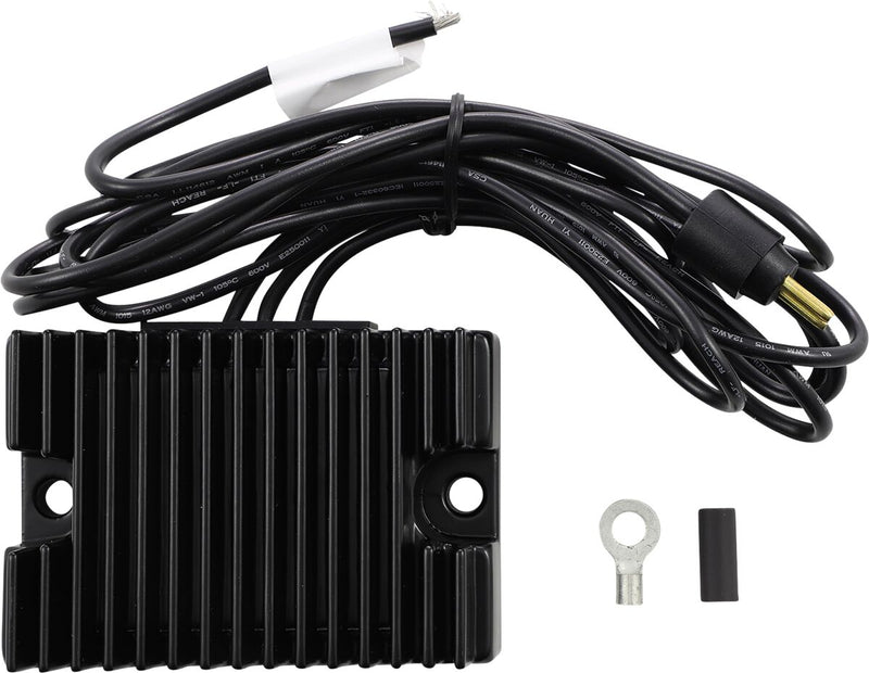 Drag Specialties Premium Voltage Regulator - Aluminum, Each - Black for Harley-Davidson Sportster 1992-1993