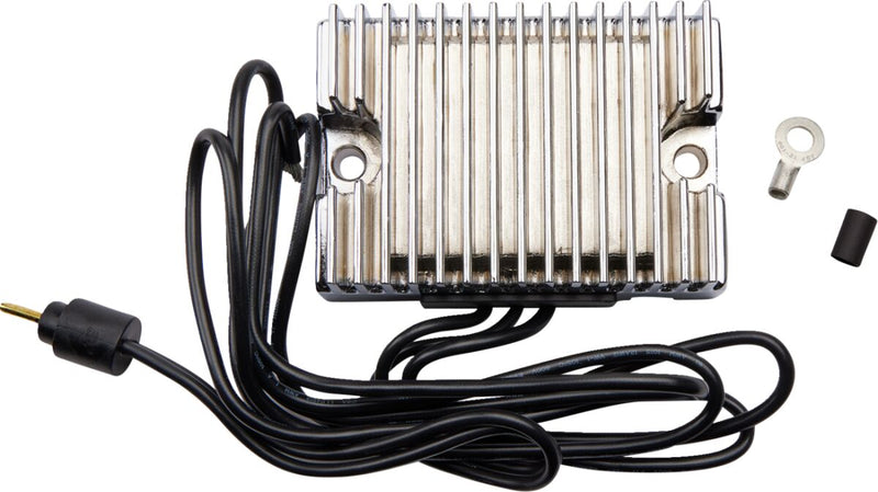 Drag Specialties Premium Voltage Regulator - Each, Aluminum - Chrome for Harley-Davidson Sportster 1992-1993
