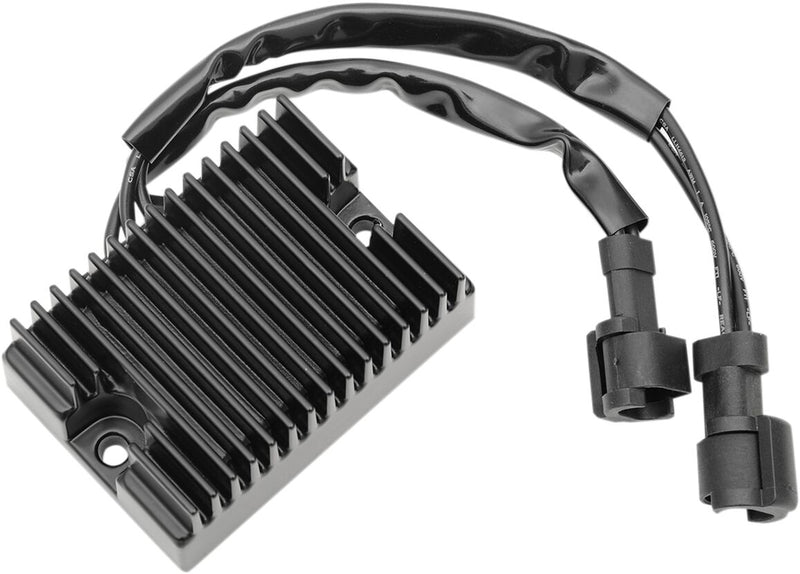 Drag Specialties Premium Voltage Regulator - Aluminum, Each - Black for Harley-Davidson Sportster 2008-2013