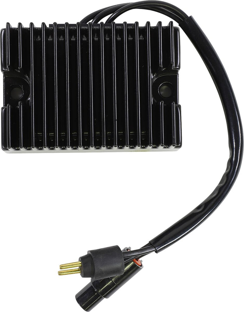Drag Specialties Premium Voltage Regulator - Aluminum, Each - Black for Harley-Davidson Sportster 2003