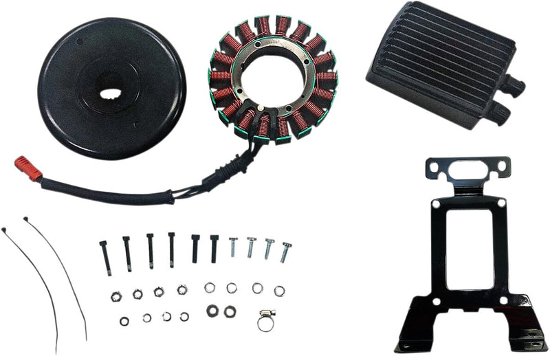 Drag Specialties 54A Charging System - Kit - Black for Harley-Davidson Touring & Trike 2009-2016