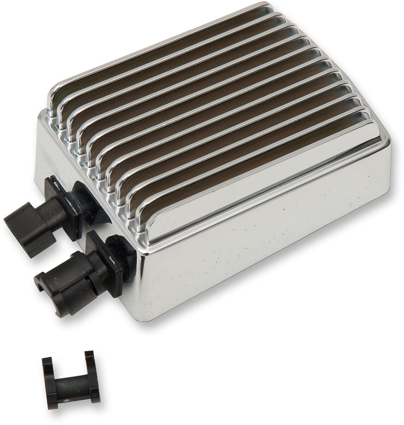 Drag Specialties Solid-state Regulator - Aluminum, Kit, Charge and Voltage Regulator - Chrome for Harley-Davidson Touring 2014-2016