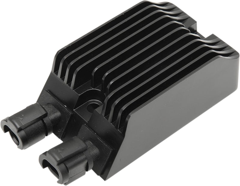 Drag Specialties Solid-state Regulator - Charge and Voltage Regulator, Kit, Aluminum - Black for Harley-Davidson Sportster 2014-2022