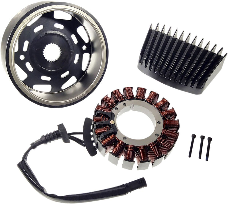 Drag Specialties Charging Kit - Charging KT Flt17-20 BLK - Black for Harley-Davidson Touring & Trike 2017-2024