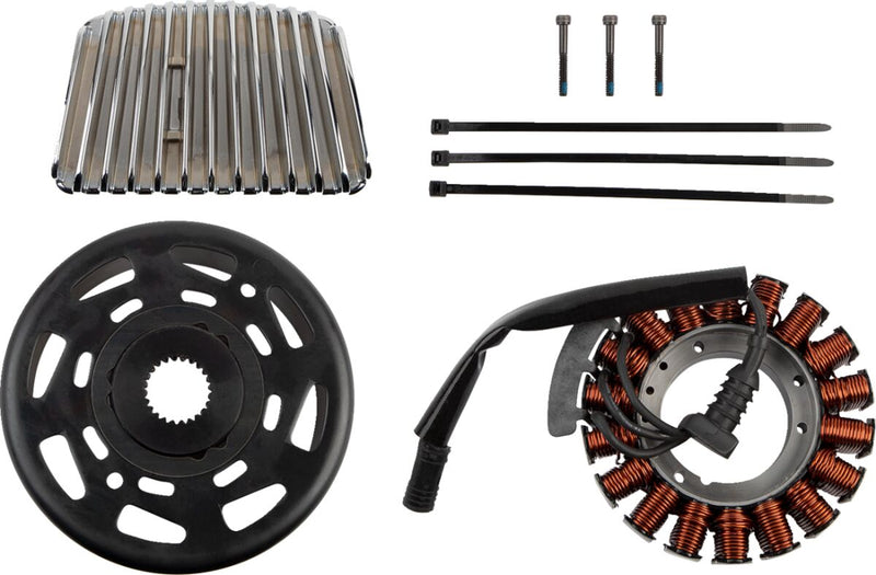 Drag Specialties Charging Kit - Charging KT Flt17-20 CHR - Chrome for Harley-Davidson Touring & Trike 2017-2024