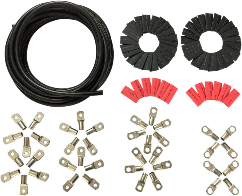 Drag Specialties Battery Cable KIT Custom Black