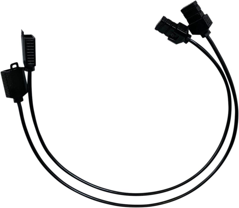 Custom Dynamics Proglow™ Wiring - 30 cm (12"), Extension, Pair - Black