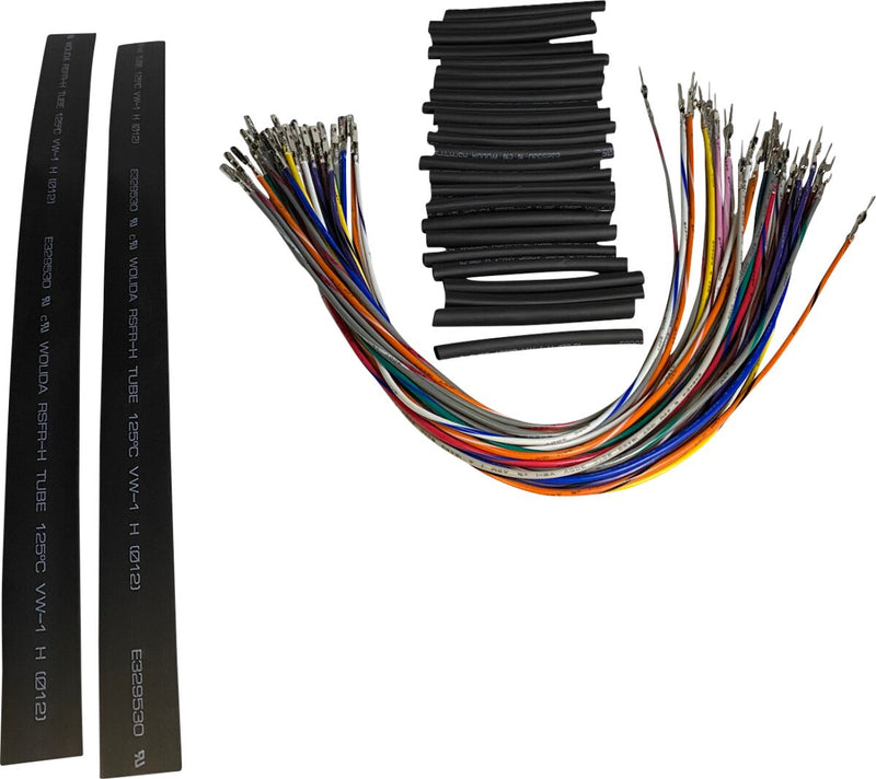 Custom Dynamics Handlebar Extension Wire Kit - 30 cm (12") - Black for Harley-Davidson Touring & Trike 2008-2013