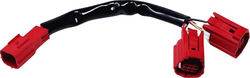 NAMZ Power Port Y-Adapter for 2021-2025 Harley-Davidson Y-Splitter Black Red
