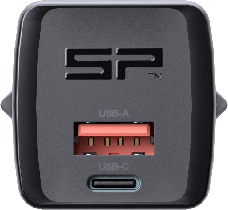 SP Connect Wall Charger 30W EU Power Adaptor Plug Black Dual USB #52837