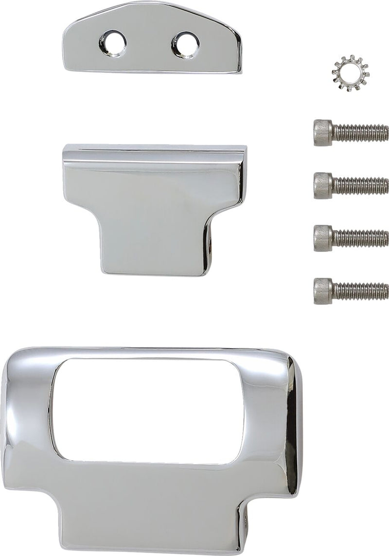 LA Choppers M8 Softail Gauge Mount For Performance Risers Chrome Single Gauge Billet Aluminium #LA-7397-00C