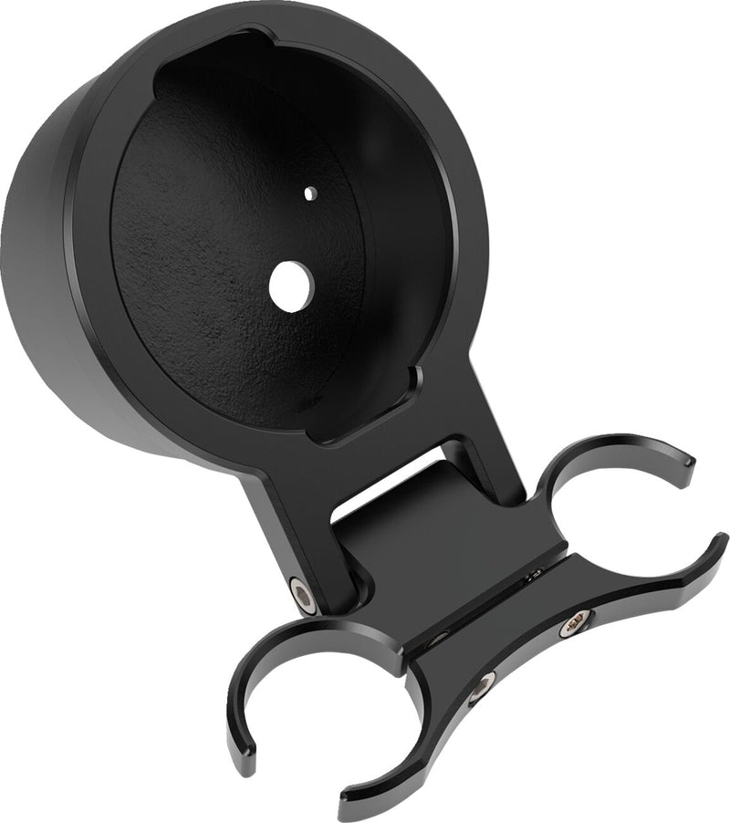 LA Choppers Gauge Mount Single Anodised Black Billet Aluminium Kit #LA-7398-01B