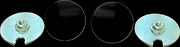 LA Choppers Fairing Mirror Hole Plugs Mirror Plug Black Matte Inner Fairing Pair #LA-9001-02M