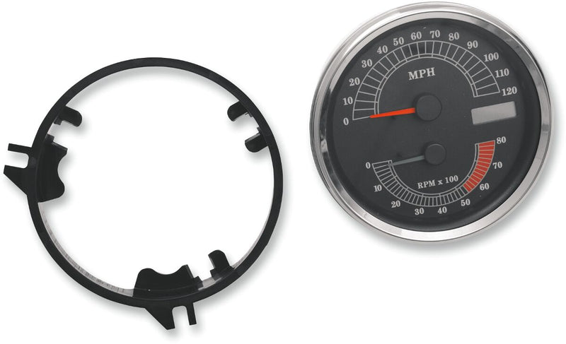Drag Specialties Electric Speedometer/tachometer - Multi-Function, MPH, Electronic for Harley-Davidson Touring, Softail & Dyna 1996-2003