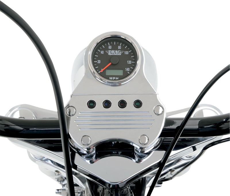 Drag Specialties Programmable Mini Electronic Speedometer with Odometer/Tripmeter