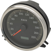 Drag Specialties Electronic Speedometer (KPH) for Various Various Harley-Davidson Motorcycles (See Fitment List)