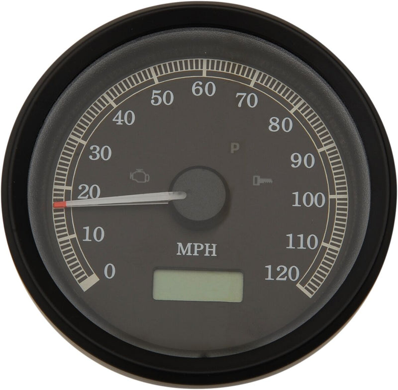Drag Specialties 3-3/8" Programmable Electronic Speedometer - Electronic /  MPH, Each for Harley-Davidson Sportster & Dyna 1999-2003