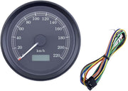 Drag Specialties 3 3/8 in. Universal Programmable Electronic Speedometer