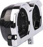 Thrashin Supply Co. Speedo Gauge Relocation Kit In Chrome For 2014-2023 Harley-Davidson Road Glide