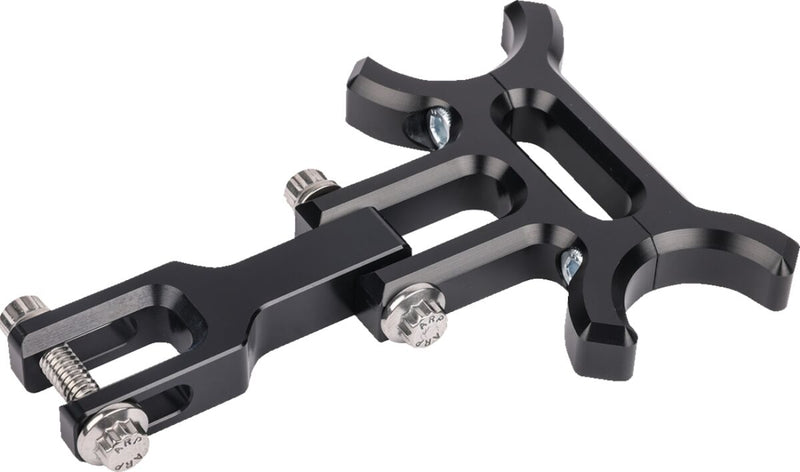 Thrashin' Supply Co. Gauge Relocation Bracket - 6061 Billet Aluminum, Holeshot Riser /  Relocation, Kit - Anodized / Black for Harley-Davidson Touring 2015-2025