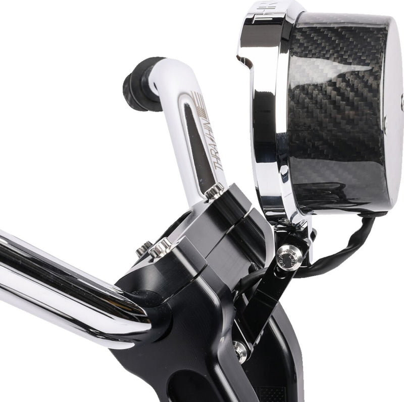 Thrashin Supply Co. Speedo Gauge Relocation Kit In Chrome For 2022-2025 Softail Low Rider S & Low Rider ST / Street Bob Models