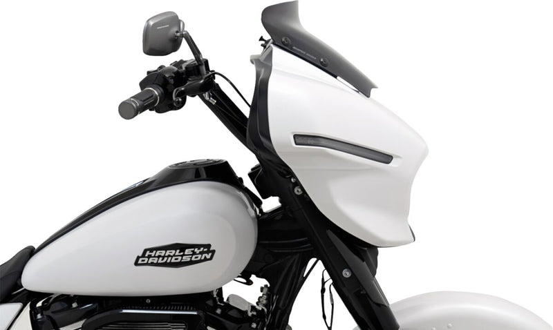 Memphis Shades Metric Spoiler Windshield Dark Black Smoke Lucite #MEP88710