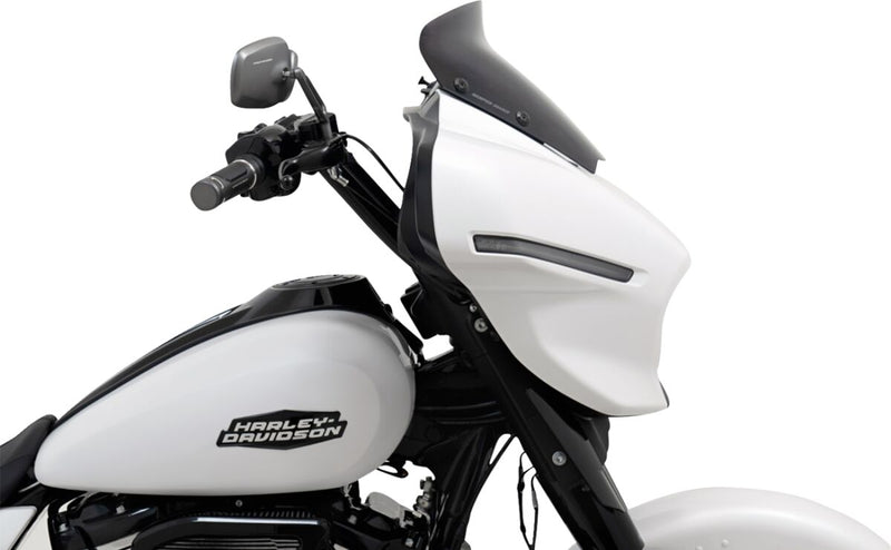 Memphis Shades Metric Spoiler Windshield Dark Black Smoke Lucite Each
