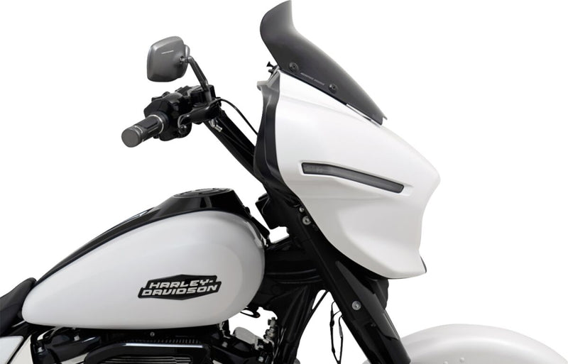 Memphis Shades Metric Spoiler Windshield Dark Black Smoke Lucite Each
