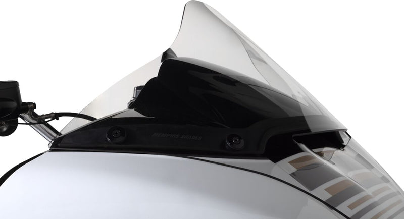 Memphis Shades Metric BRL Race Bubble Vented Windshield Clear Cruiser Lucite #MBR101304