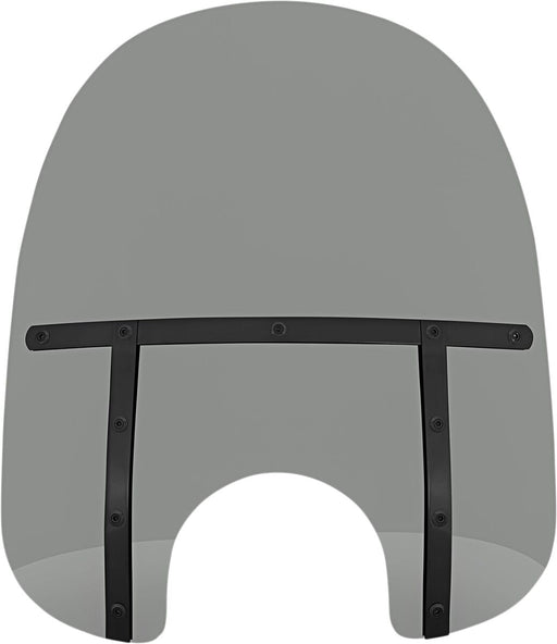 Memphis Shades Black Smoke 13 in. Fats Windshield